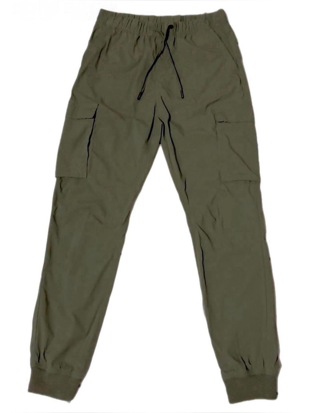 H&M Olive Slim Fit Coupe Etroite Cargo Joggers, Unisex